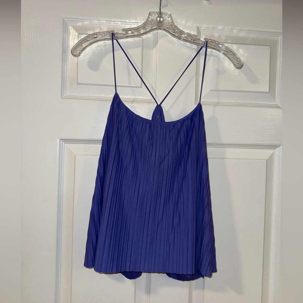 A New Day Elegant Purple Women's Tank Top Blouse - Size L 💜